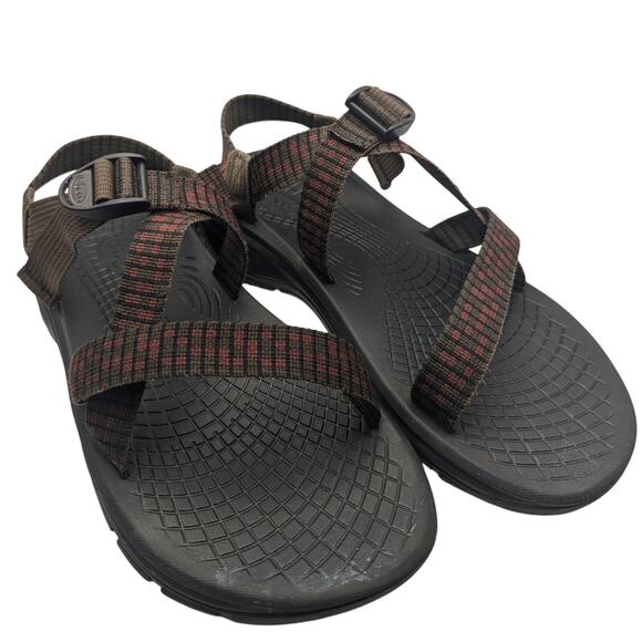 Chaco Z/Volv Brown Men's Outdoor Strap Buckle Sandals Size 12 - Picture 1 of 11